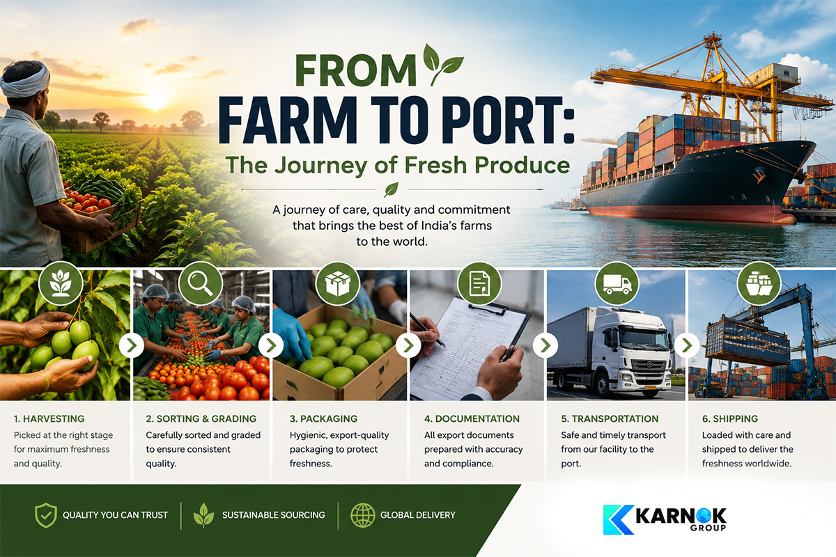 From Farm to Port: The Journey of Fresh Produce